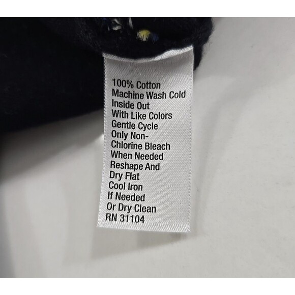 Cynthia Rowley Novelty Bird Black Sweater Womens Medium Cozy Pullover Naturecore - Picture 7 of 7